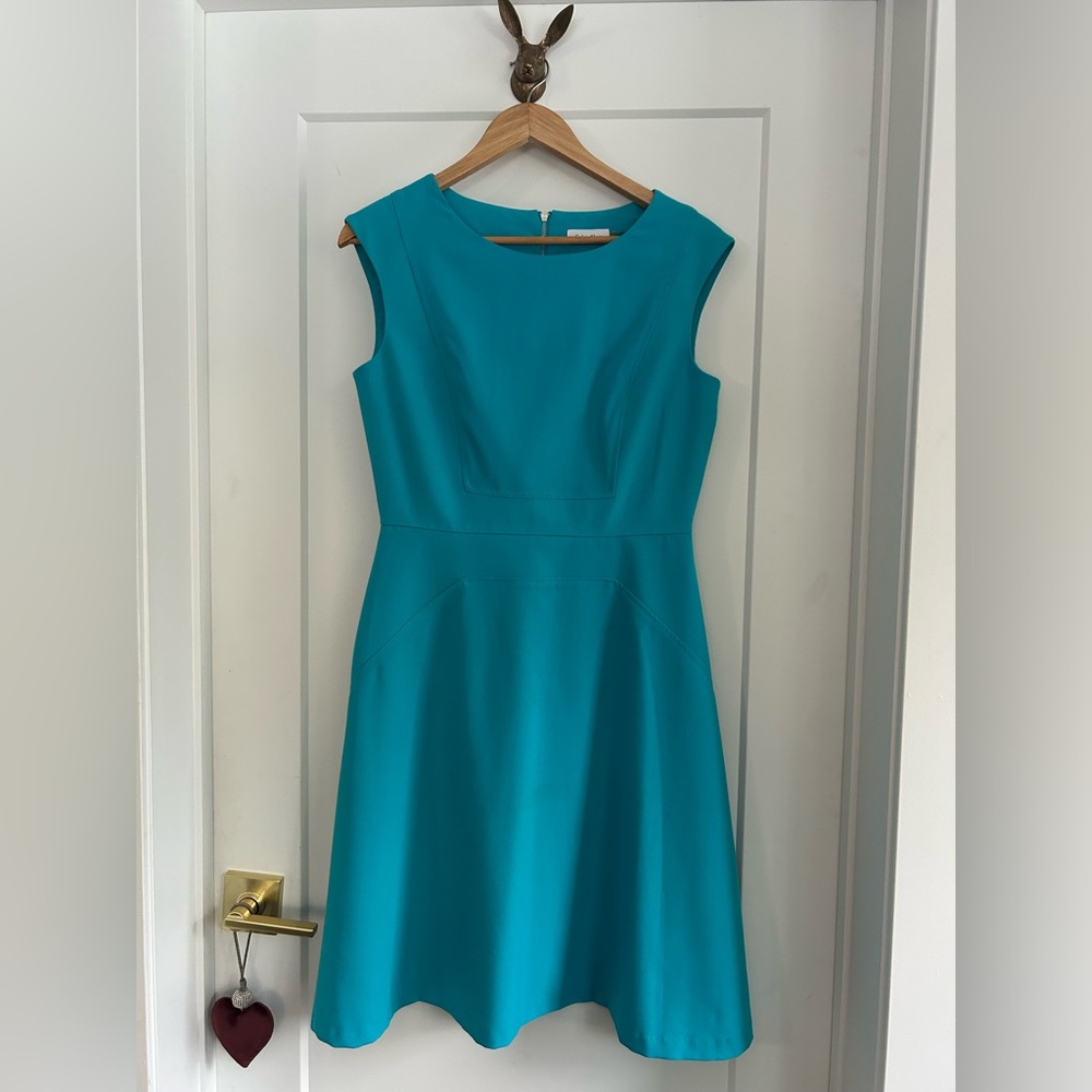 Teal Calvin Klein dress